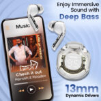 Flute Ultrapods Pro 2 Wireless Earbuds - Pearl White
