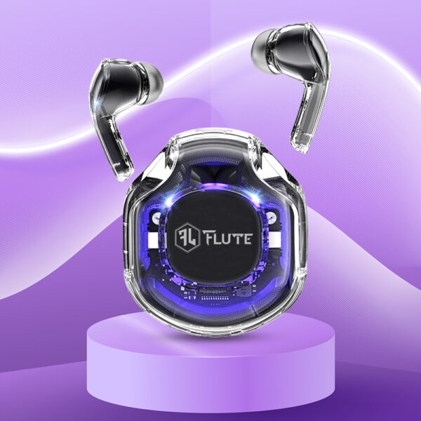 Flute Ultrapods Pro Wireless Earbuds - Active Black